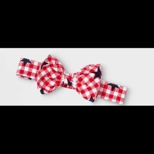 Red, White & Blue Adorable Bow Headband